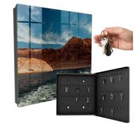 Armario guardallaves 30x30 cm Emociones acuáticas Puerta Derecha Negro