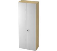 Armario guardarropa eurokraft pro, 2 baldas, 1 barra perchero