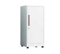 Armario Herramientas Garaje con Cerradura Armario de Almacenamiento de Acero Laminado en Frío con Tiradores Ocultos Estantes Ajustables Archivadores Oficina para Garaje, Hogar, Talleres(White)