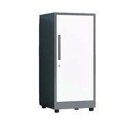 Armario Herramientas Garaje con Cerradura Armario de Almacenamiento de Acero Laminado en Frío con Tiradores Ocultos Estantes Ajustables Archivadores Oficina para Garaje, Hogar, Talleres(Gray)