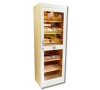 Armario humidor adorini Roma - Blanco. Incluye humidificador eléctrico