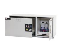 Armario inferior combinado resistente al fuego tipo 90 asecos, anchura 1402 mm