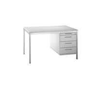 Armario inferior H x A x P 540 x 434 x 800 mm, 1 cajón para utensilios, 3 cajones para material