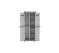 Armario JOBGAR de resina Wave escobero gris 181x70x43cm