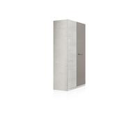 Armario juvenil axim blanco alpes - basalto 90 x 200 x 52 cm 200 cm