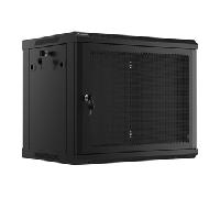 ARMARIO LANBERG 9U 600X450 CON PUERTA PERFORADA RACK 19 H-60 KG NEGRO FLAT PACK WF01-6409-23B