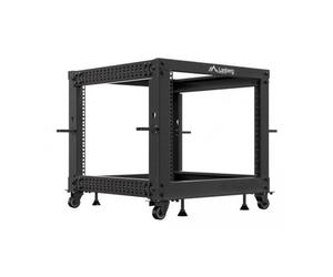 ARMARIO LANBERG ABIERTO RACK 19" 9U 600X600 AJUSTABLE HASTA 1100 NEGRO