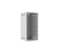 ARMARIO LANBERG MURAL 10" 12U/280X310 FLAT PACK GRIS PUERTA CRISTAL