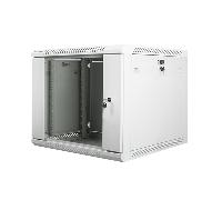 ARMARIO LANBERG MURAL 9U 600X600 RACK 19 FLAT PACK V2 PUERTA CRISTAL GRIS