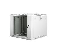 ARMARIO LANBERG MURAL 9U 600X600 RACK 19 FLAT PACK V2 PUERTA CRISTAL GRIS WF01-6609-10S