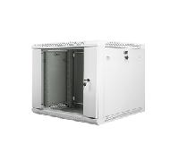 ARMARIO LANBERG MURAL 9U 600X600 RACK 19 FLAT PACK V2 PUERTA CRISTAL GRIS WF01-6609-10S