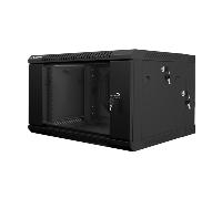 ARMARIO LANBERG MURAL DOBLE SECCION RACK 19" 6U/600X600 FLAT PACK NEGRO