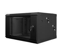 ARMARIO LANBERG MURAL DOBLE SECCION RACK 19" 6U/600X600 FLAT PACK NEGRO