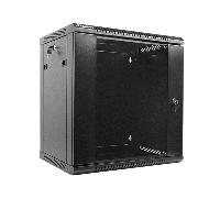 Lanberg Estantería 12U Rack de Pared Negro - WF01-6412-10B