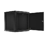 ARMARIO LANBERG MURAL RACK 19" 12U/600X600 FLAT PACK AUTOENSA NEGRO PTA METALICA WF01-6612-00B