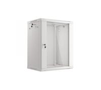 ARMARIO LANBERG MURAL RACK 19" 15U 600X450 FLAT PACK V2 PUERTA CRISTAL GRIS