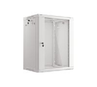 ARMARIO LANBERG MURAL RACK 19" 15U 600X450 FLAT PACK V2 PUERTA CRISTAL GRIS