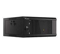 Armario LANBERG Mural Rack 19" 4U 600 Flat Pack ENSAMBLAJE RAPIDO Negro