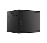 ARMARIO LANBERG MURAL RACK 19" 9U/600X600 FLAT PACK AUTOENSAM NEGRO PTA METALICA