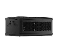 ARMARIO LANBERG MURAL RACK 19�� 4U 600X450 PUERTA PERFORADA FLAT PACK NEGRO WF01-6404-23B