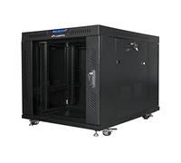 Rack 19" Lanberg FF01-8015-12BL 15U 1200kg LCD Termostato Acristalado Negro