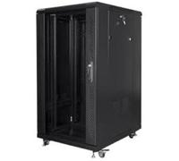 Armario lanberg rack 19pulgadas 22u 600x800 flat pack black negro