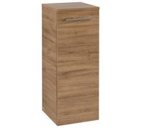 Armario lateral Avento de Villeroy & Boch, 1 puerta, bisagra izquierda, 350x890x405mm, tirador Chrome brillo, A89500RH, Color: Roble de Kansas