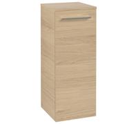 Armario lateral Avento de Villeroy & Boch, 1 puerta, bisagra izquierda, 350x890x405mm, tirador Chrome brillo, A89500VJ, Color: Roble Nórdico