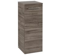 Armario lateral Avento de Villeroy & Boch, 1 puerta, bisagra izquierda, 350x890x405mm, tirador Chrome brillo, A89500RK, Color: roble de piedra