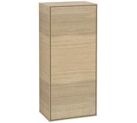 Armario lateral Finion de Villeroy & Boch, 1 puerta, abatible a la derecha, con iluminación, 418x936x270mm, G57000PC, Color: Chapa de roble