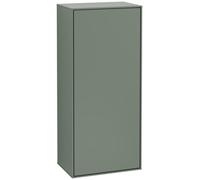 Armario lateral Finion de Villeroy & Boch, 1 puerta, abatible a la derecha, con iluminación, 418x936x270mm, G57000GM, Color: Laca Mate Oliva