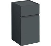 Geberit Renova Plan armario de pared con 1 puerta, 39x70x36cm, 501921, Color: Lava / lacado mate - 501.921.JK.1