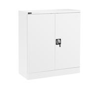 Armario metálico - 102 cm - 2 estantes - blanco | Fromm & Starck
