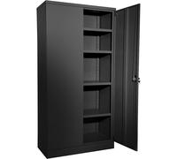 Armario metálico Nilas eurokraft basic, con 4 baldas