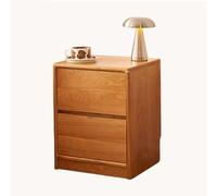 Armario Minimalista con diseño de Dos cajones, Adecuado para la decoración y organización de Muebles de salón(Cherry,(14 * 14 * 20in))