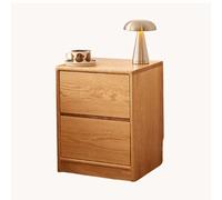 Armario Minimalista con diseño de Dos cajones, Adecuado para la decoración y organización de Muebles de salón(Natural,(14 * 14 * 20in))