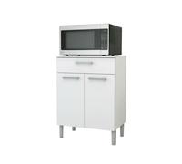 Armario misha 2 puertas + 1 cajón blanco 83,5x60,8x38,8 cm