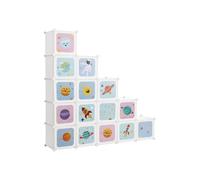 Armario Modular Infantil de 16 Cubos