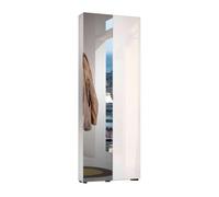 Armário multiuso com 2 portas com efeito madeira