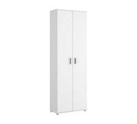 Armário multiuso com 2 portas com efeito madeira