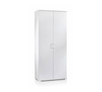 Armário multiuso com 2 portas com efeito madeira