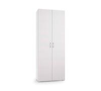 Armário multiuso com 2 portas com efeito madeira