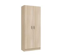 duehome Armario escobero 2 puertas - Roble