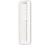 Armario multiusos blanco 180x37x37 cm