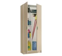 duehome Armario escobero 2 puertas - Roble