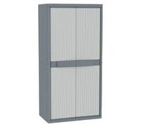 Armario multiusos de plástico Jumbo Wave 2900 (Al x An x Pr: 180 x 89,7 x 53,7 cm)