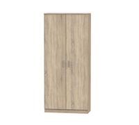 Armario multiusos escobero 1 estante superior regulable en altura color roble cambrian 180x80x35 cm 35 cm