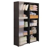 Armario - Organizador pequeño | Estación de perchero | Organizador de ropa de almacenamiento de armario | Organizador de ropa de almacenamiento de clóset para ropa plegada, vestidos y abrigos H