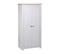 Armario panamá 2 puertas madera de pino blanco 171,5x80x50 cm