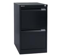 Armario para archivadores colgantes, de 1 vía BISLEY, 2 cajones, DIN A4